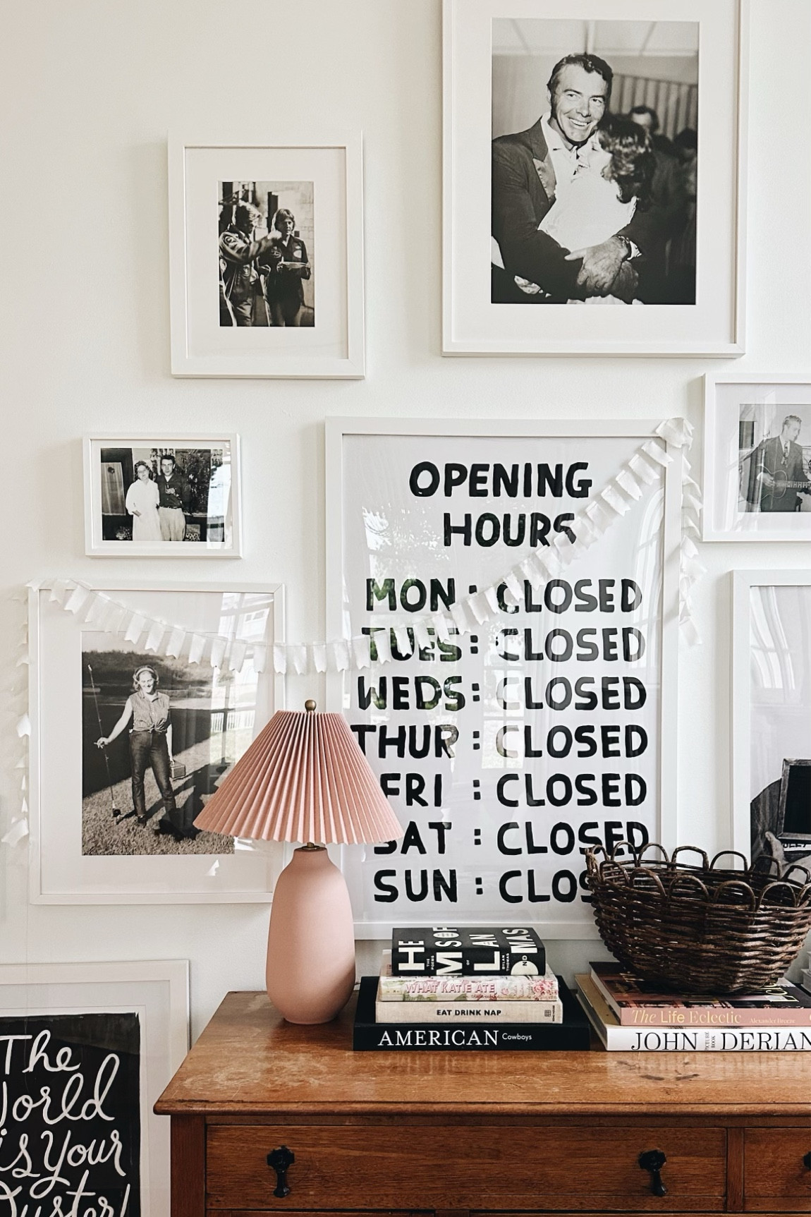 This is your sign to hang an eclectic photo wall that includes old family photos blown up and framed🤍 I love @framebridge because they do an incredible job and you can keep all your frames consistent. 

#framebridge #gallerywall #vintagephotos

#LTKU #LTKhome #LTKstyletip