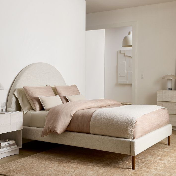 Lucilla Bed - Wood Legs | West Elm (US)
