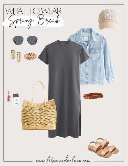 What to wear- spring break! Love this cute dress paired with this denim jean jacket from Abercrombie! 

#springbreaklook #travellook #resortwear

#LTKsalealert #LTKfindsunder100 #LTKover40