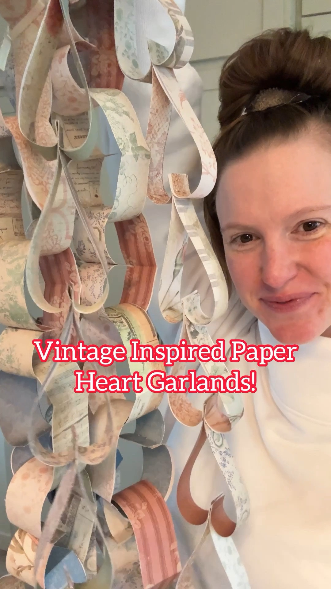 These paper heart garlands are SO easy to make (I made both of these in under an hour!!) and require minimal materials! Depending on what you make these with, you could even leave them up all spring long (I am!) 

Also linked my funnel neck sweatshirt bc I keep getting questions about it!

#LTKValentine #LTKSeasonal #LTKHome