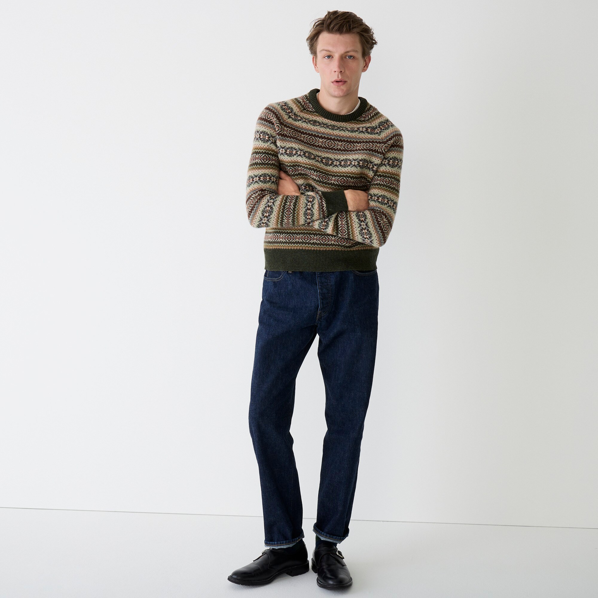 Fair Isle sweater in wool blend | J. Crew US