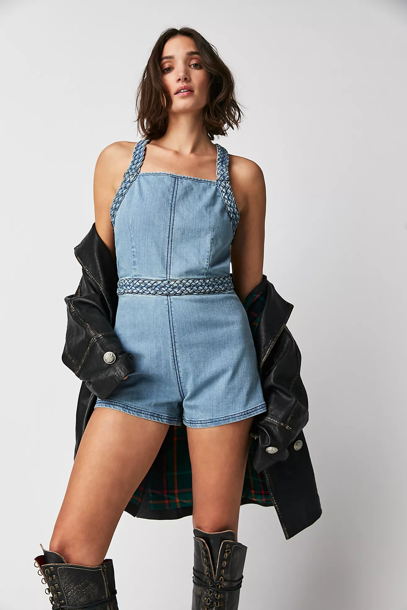 Karina Denim Romper | Free People (Global - UK&FR Excluded)