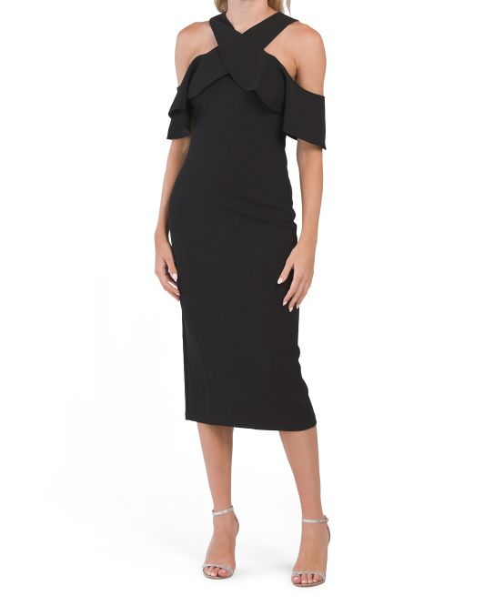 Jolie Ruffle Halter Dress | TJ Maxx