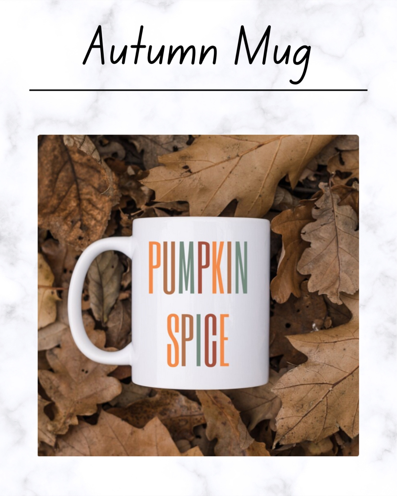 Check out the great autumn mugs on Etsy

Autumn mug, fall mug, Halloween mug, pumpkin spice mug, kitchen decor, autumn decor, fall decor, Halloween decor, autumn home, fall home 

#LTKgiftguide #LTKsale #LTKautumn