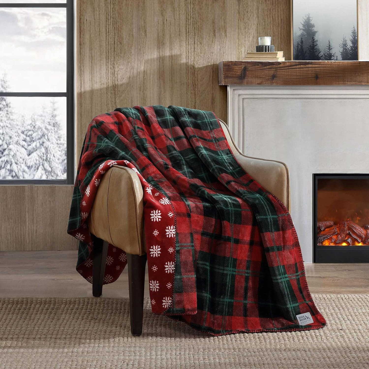 Eddie Bauer - Throw Blanket, Ultra-Soft & Reversible Plush Blanket, Oversized Bedding for Couch o... | Amazon (US)