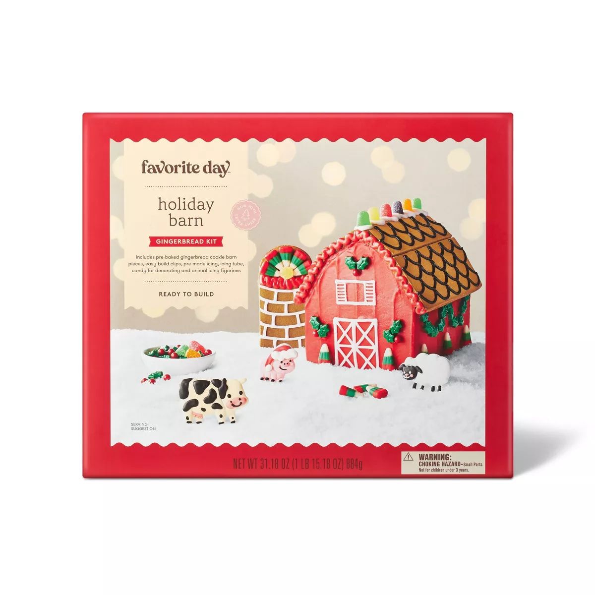 Holiday Barn Gingerbread Kit - 31.18oz - Favorite Day™ | Target