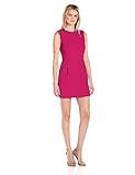 French Connection Women's Whisper Light Stretch Solid Mini Dress, Hot Primrose, 4 | Amazon (US)
