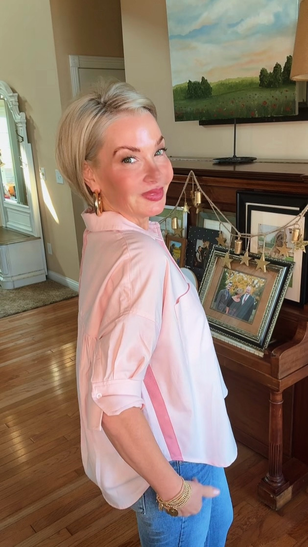 This one works year round. Layer it under a sweater, over a tank, or pair it with denim and gold jewelry for an elevated everyday look. It’s one of those closet staples you’ll reach for again and again.

Comfortable. Polished. Timeless with a little edge.

Linked for you in LTK 🤍

#LTKdayinmylife #LTKootd #LTKgrwm