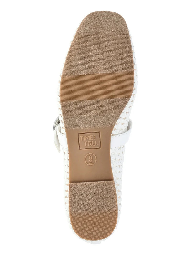 Time and Tru Women's Woven Ballet Flats | Walmart (US)