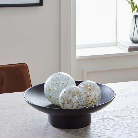 Pure Ceramic Footed Centerpiece Bowl | West Elm (US)