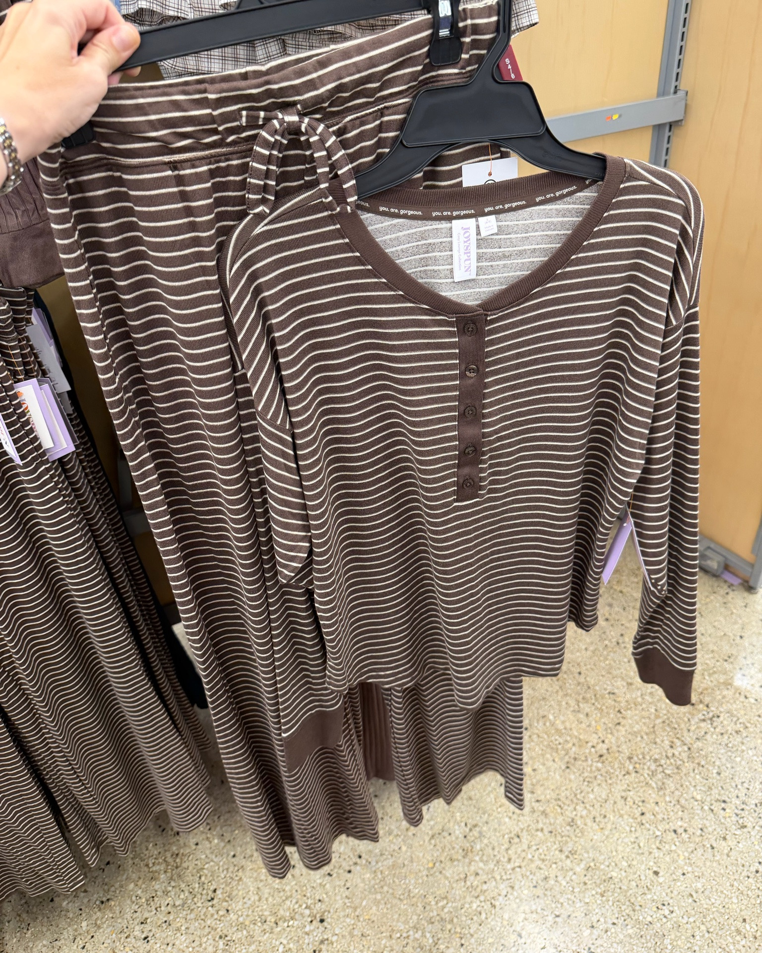 New Walmart pajamas are oh-so-good! It’s like Walmart read my mind by introducing the notch collar pajamas and the plush robe in a gorgeous luxe chocolate brown! #walmartfashion

#LTKxWalmart