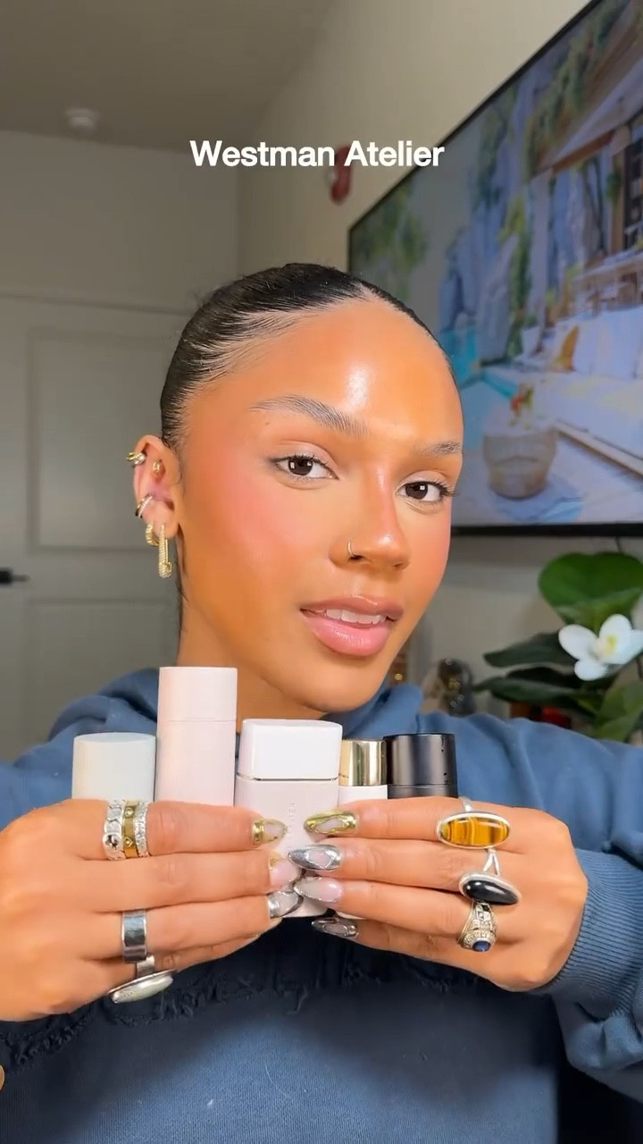 Trust the process moment!! Full video and tutorial on my TikTok!! Everything linked in my ltk❤️ #newmakeup #springmakeup #cleanmakeuplook #makeup #beauty