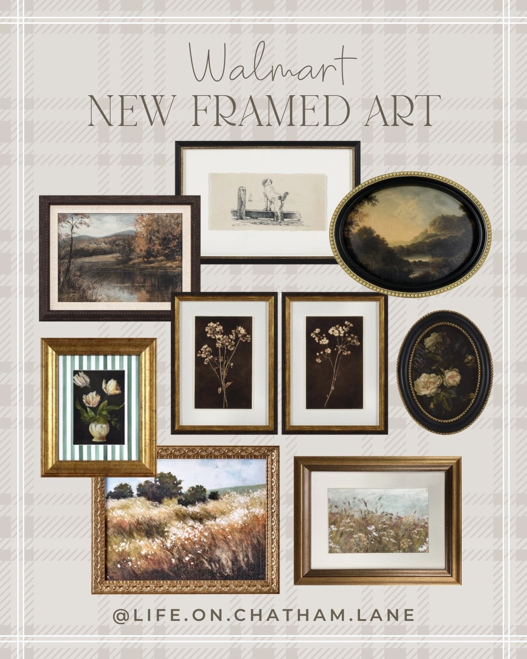 New framed art at Walmart! 

#LTKHome