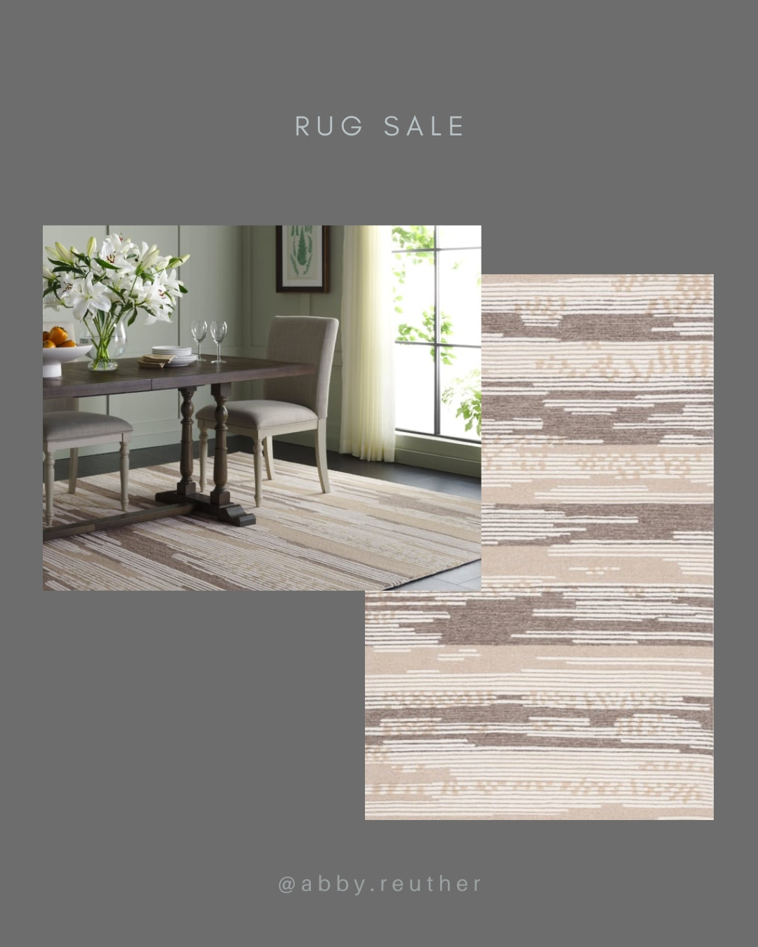 Rug sale! 

Home decor, area rug, neutral rug

#LTKHome #LTKSaleAlert