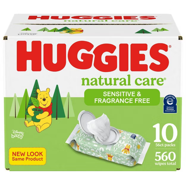 Huggies Natural Care Sensitive Unscented Baby Wipes (Select Count) | Target