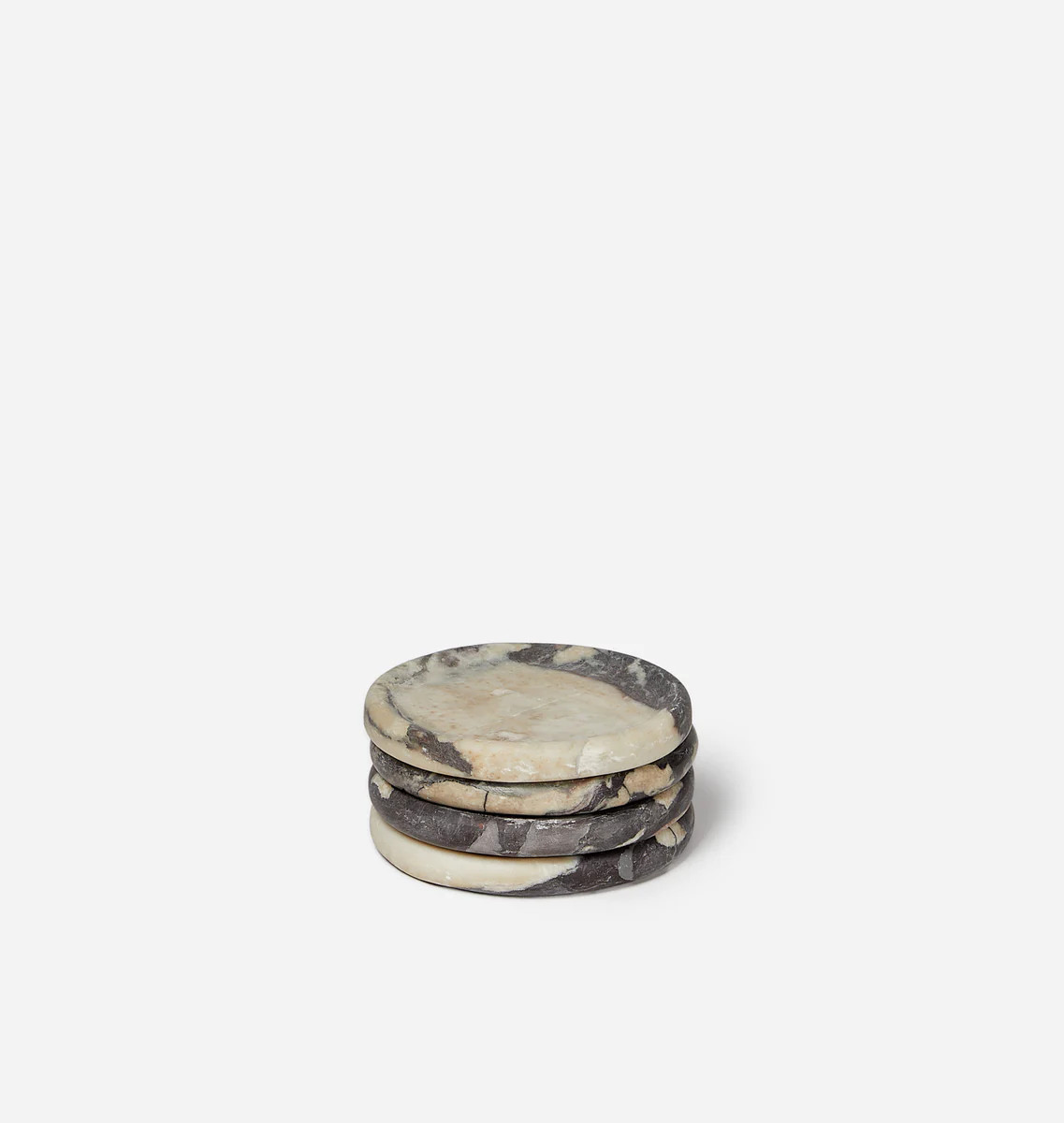 Allyn Marble Coaster Calacatta Viola S/4 | Amber Interiors