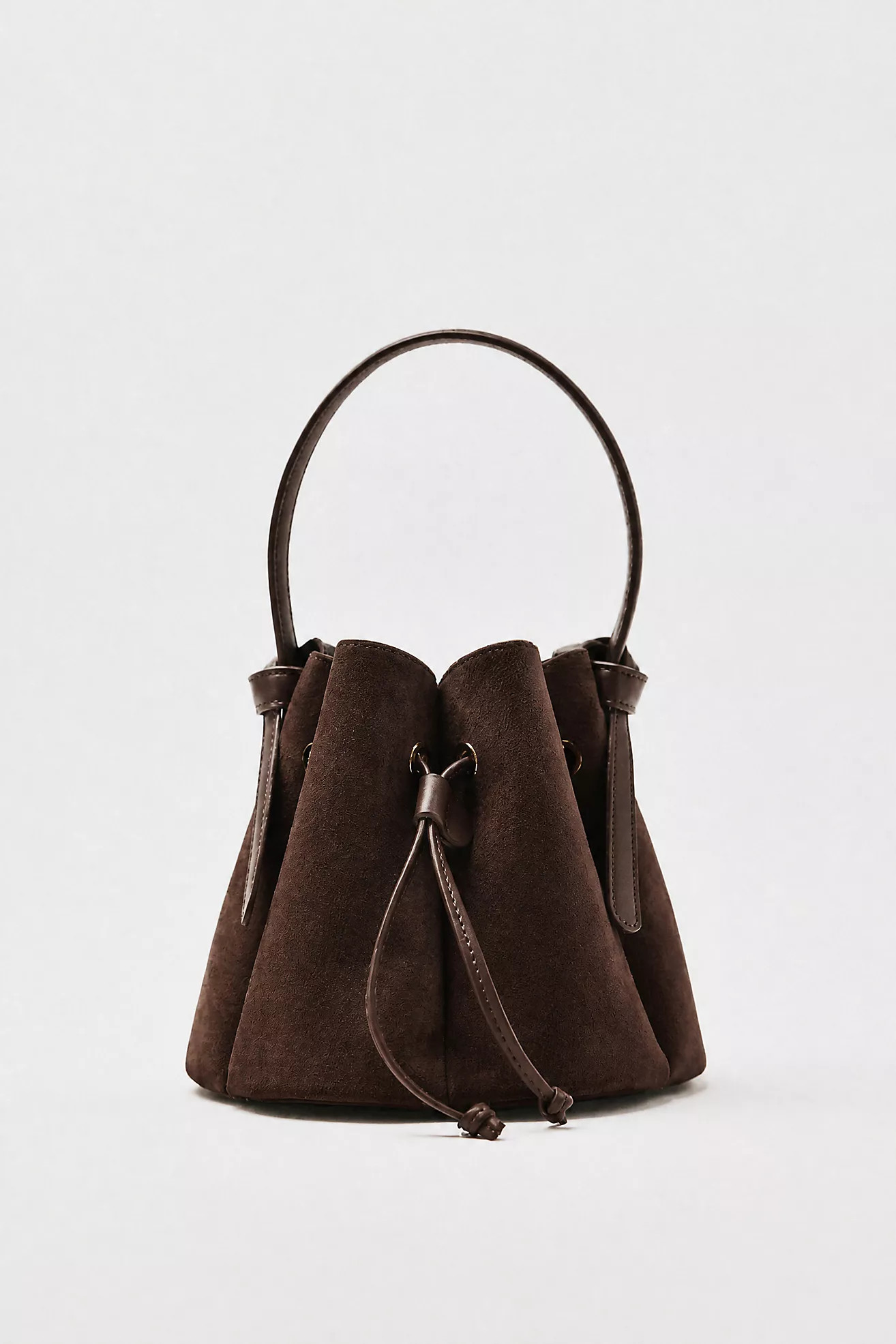 Laguna Faux-Suede Mini Bucket Bag | Anthropologie (US)