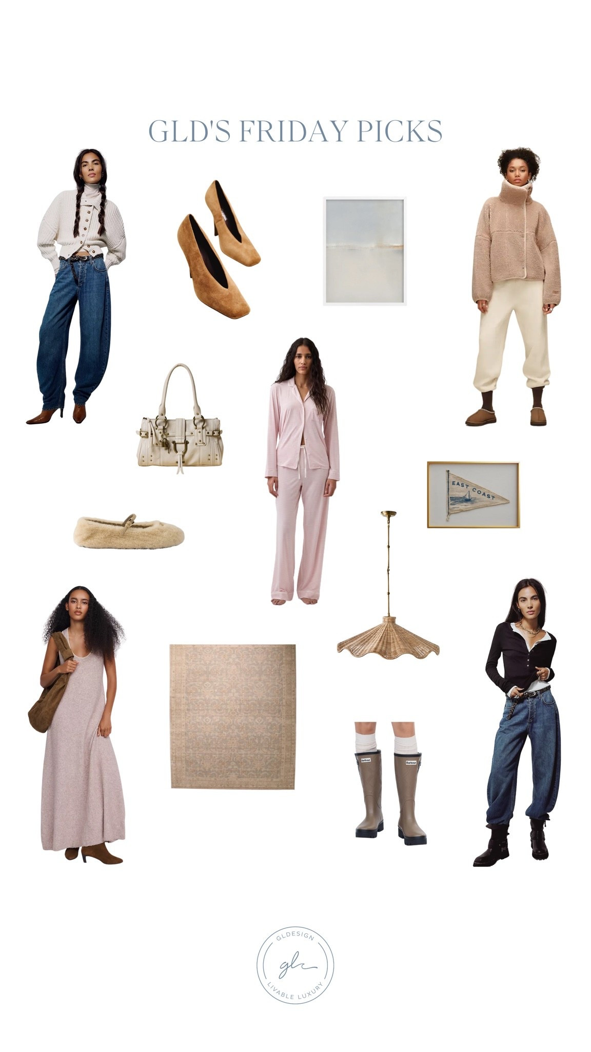 GLDESIGN Friday Picks 
#GLDESIGN #LTKrugs #LTKlighting #LTKfalloutfit #LTKfootwear

#LTKHome #LTKSeasonal #LTKootd