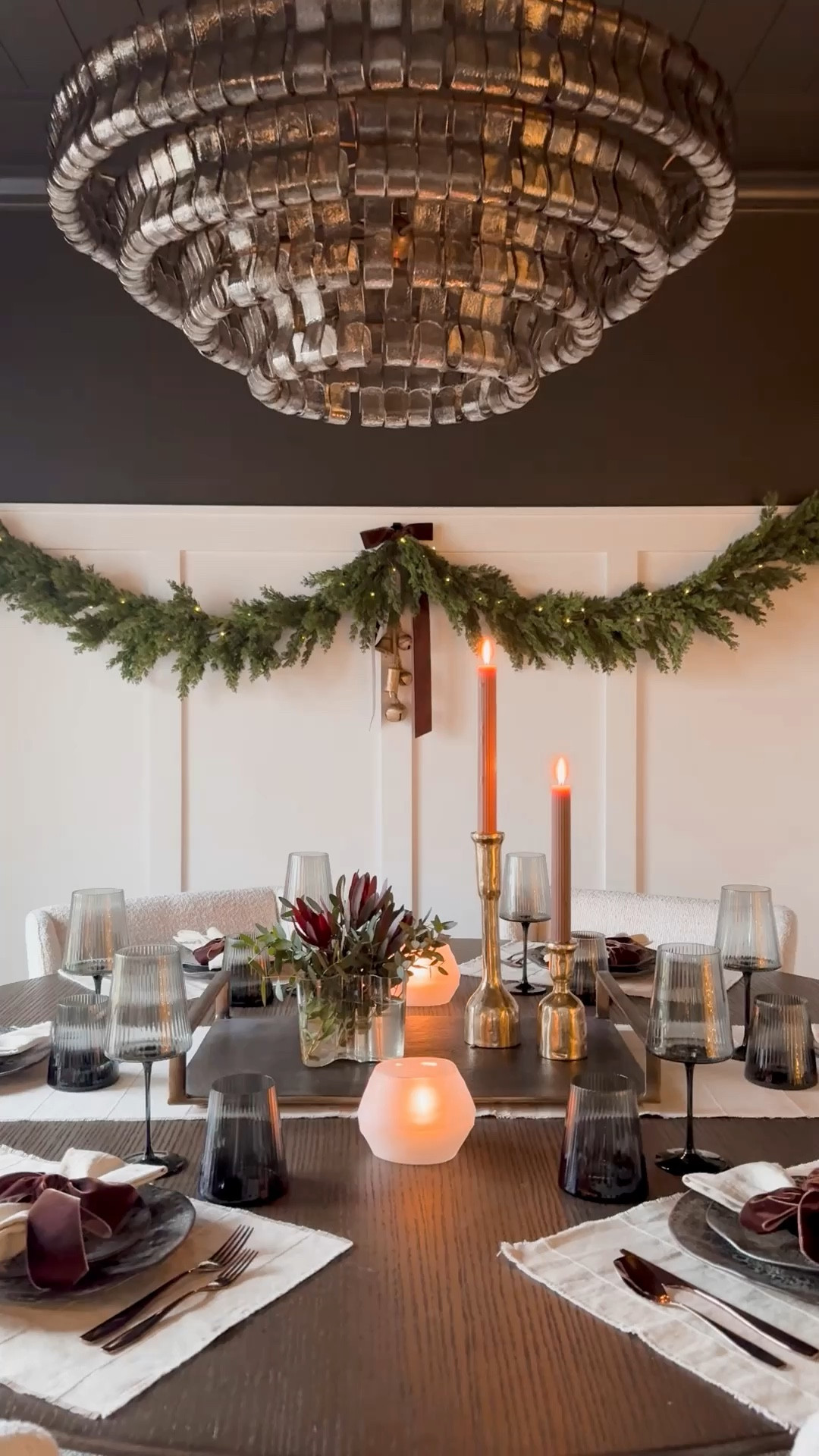 Get ready for holiday entertaining with the prettiest pieces! How cute are the velvet bows I tied around the napkins! My favorite garland is also on sale for Black Friday! 

#LTKWatchNow #LTKHome #LTKHoliday