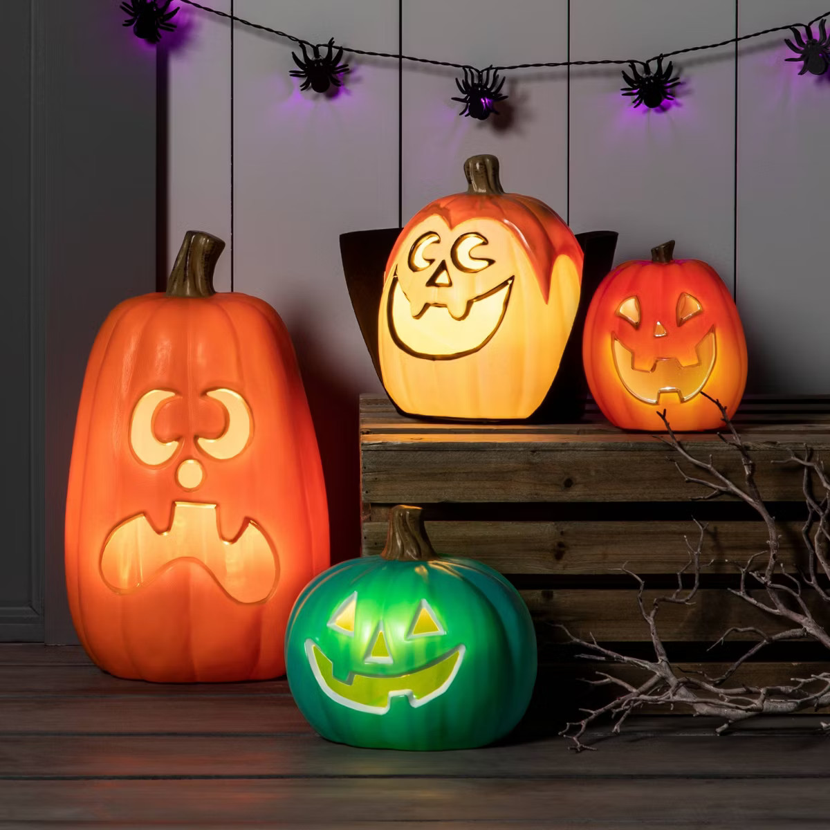 Light Up Vampire Pumpkin Halloween Decorative Prop - Hyde & EEK! Boutique™ | Target