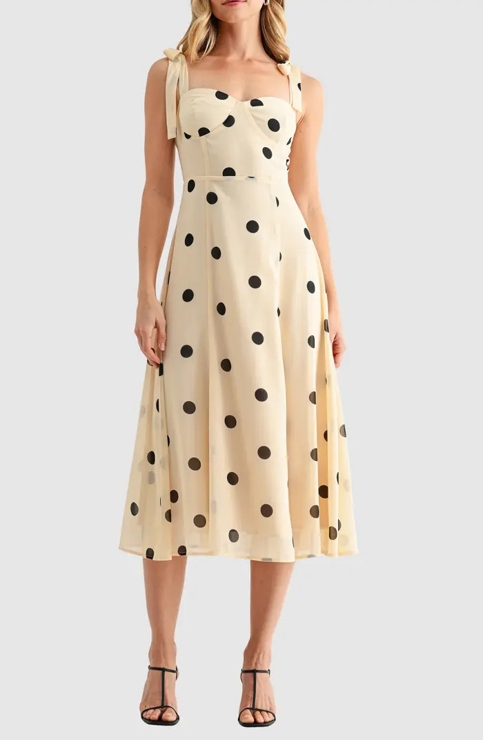 Tie Strap Midi Dress | Nordstrom Rack