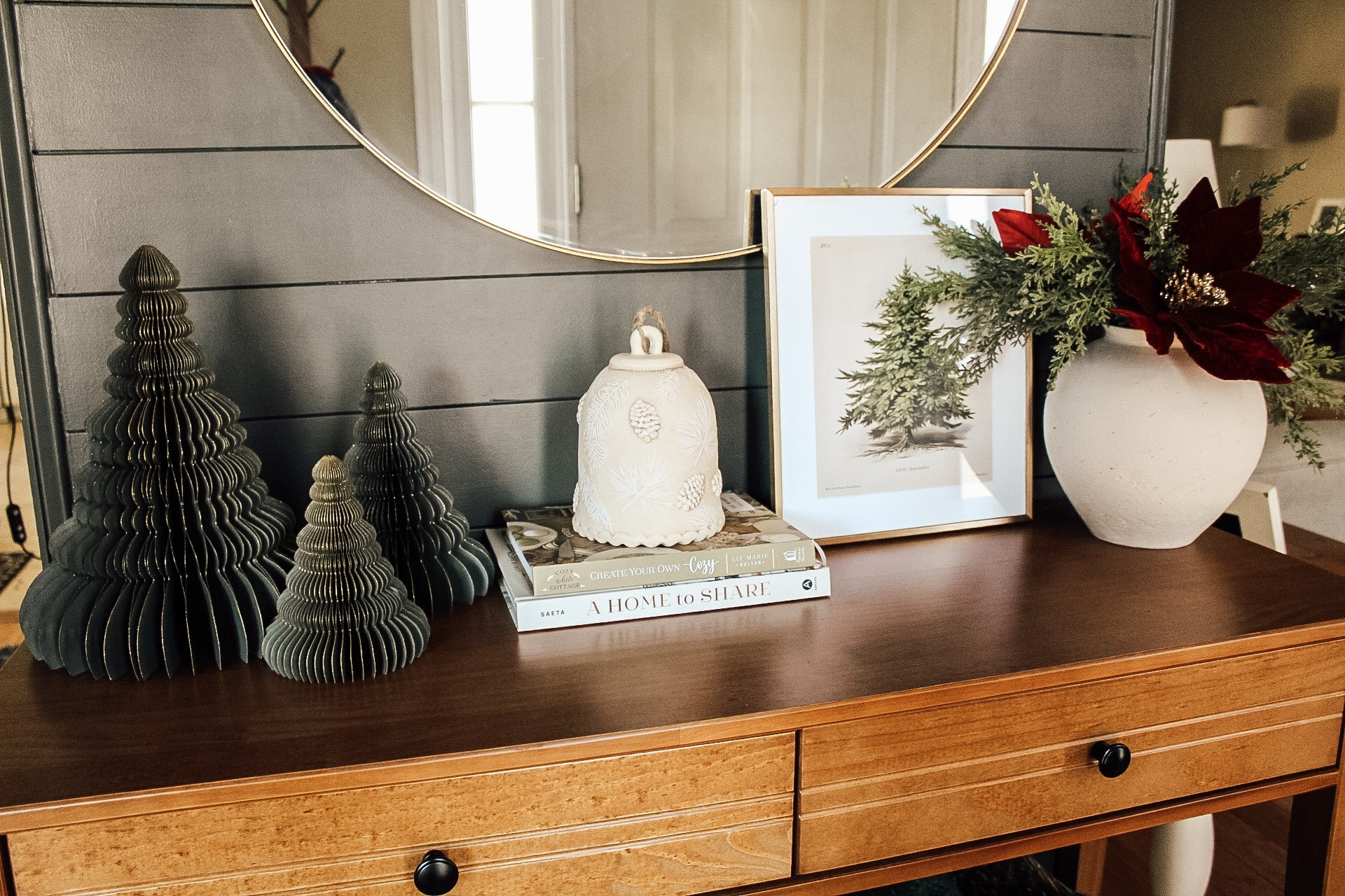 These honeycomb trees and Christmas bell is so cute and perfect for any space! Both under $10! #walmartfinds #christmasdecor

#LTKHoliday #LTKSeasonal #LTKHome