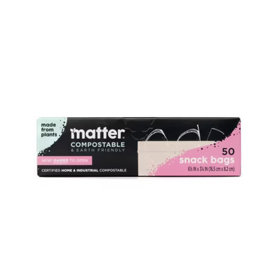 Matter Compostable Snack Bags - 50ct | Target