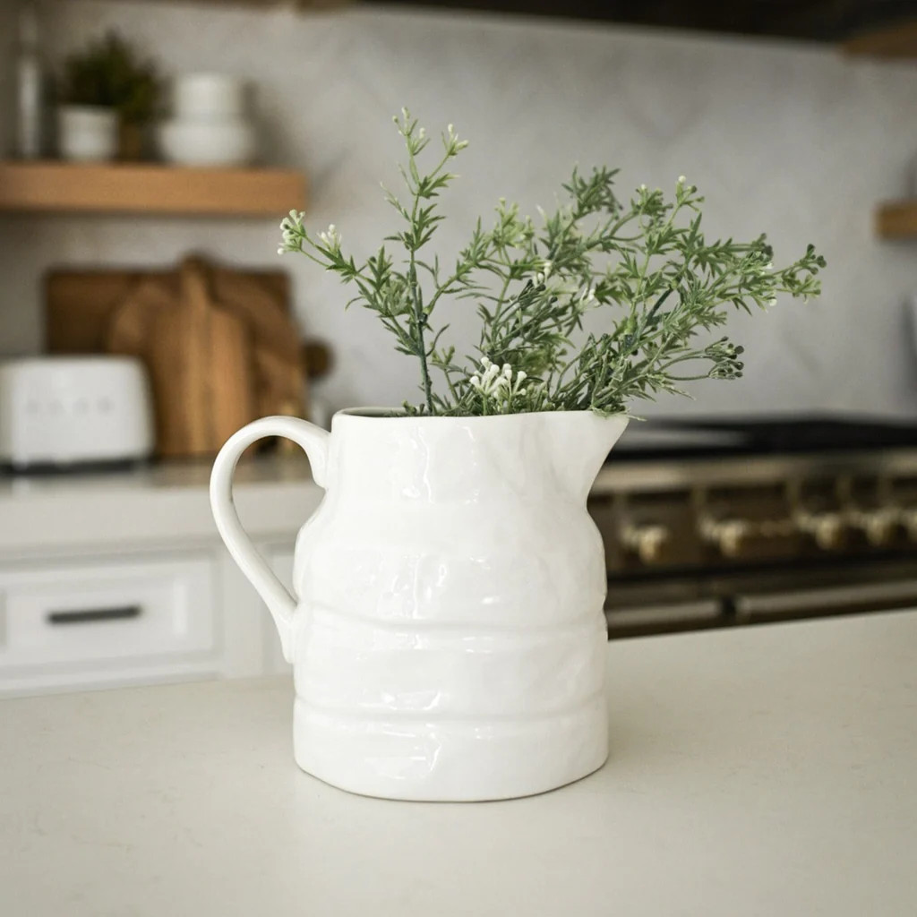 Stoneware Pitcher | Pepper + Vetiver