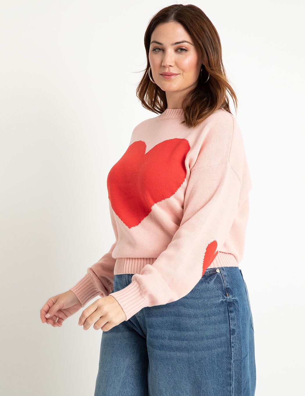 Heart Sweater | Eloquii