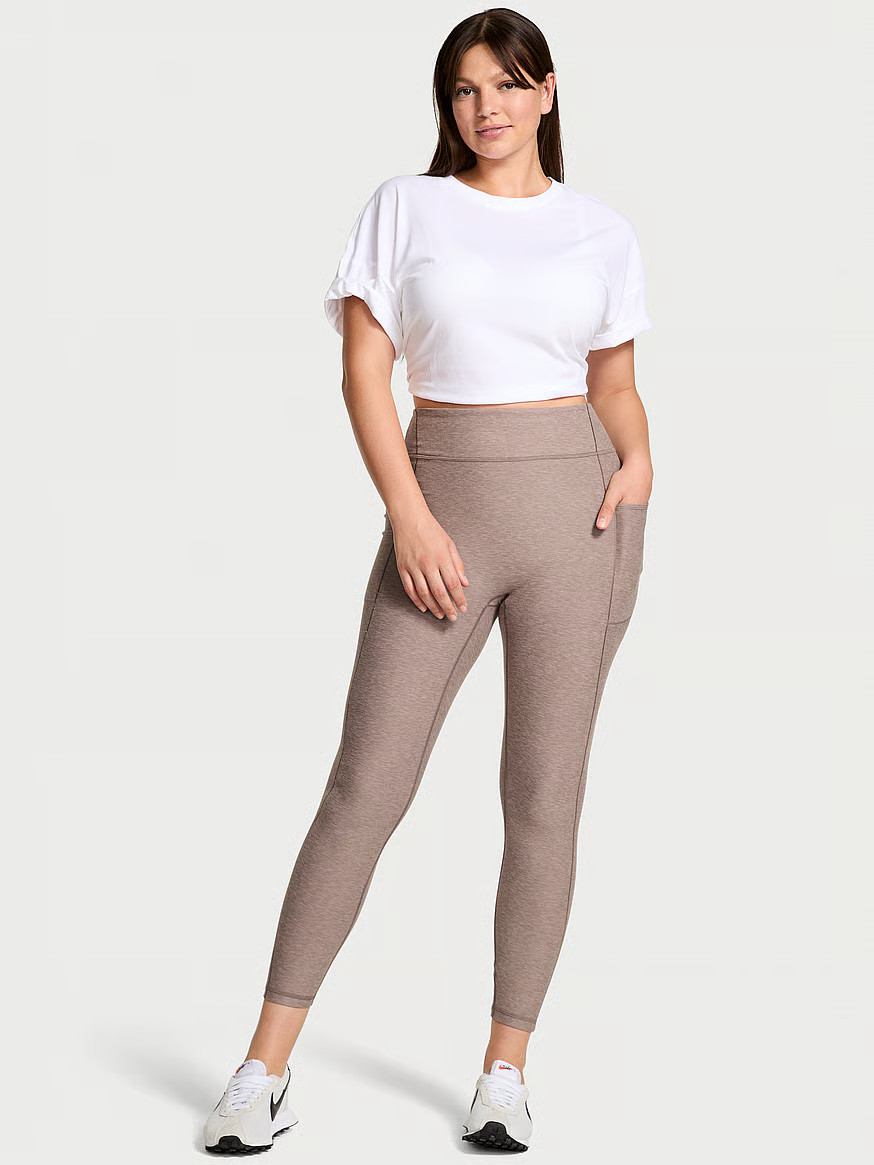 Buy VSX LUXMarl™ Legging, Heather Candlelight Rose - Order Bottoms online - Victoria's Secret U... | Victoria's Secret (US / CA )