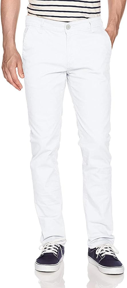 WT02 Men's Long Basic Stretch Skinny Chino Pant | Amazon (US)