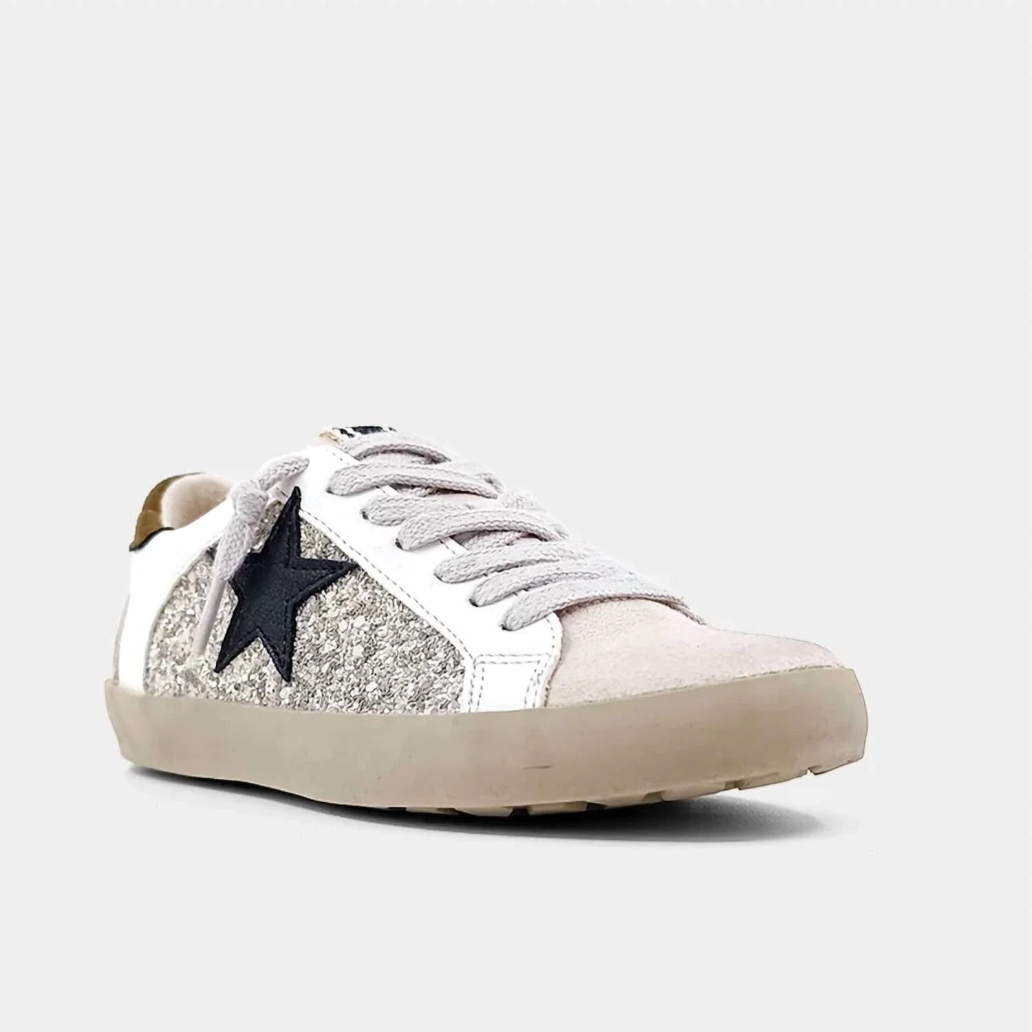Kid's Paula Shoe In Pearl Glitter | Shop Simon