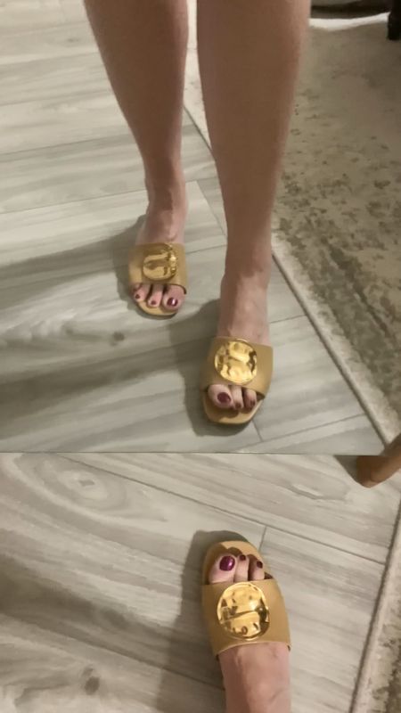 Cute sandals available in Ginger or black.  Summer sandals, Tory Burch sandals 

#LTKVideo #LTKSeasonal #LTKShoeCrush
