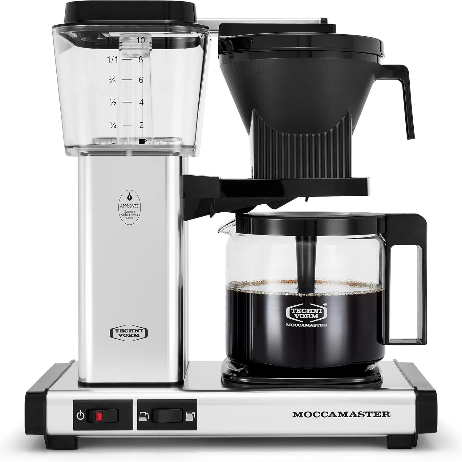 Technivorm Moccamaster 53941 KBGV Select 10-Cup Coffee Maker, Polished Silver, 40 ounce, 1.25l | Amazon (US)