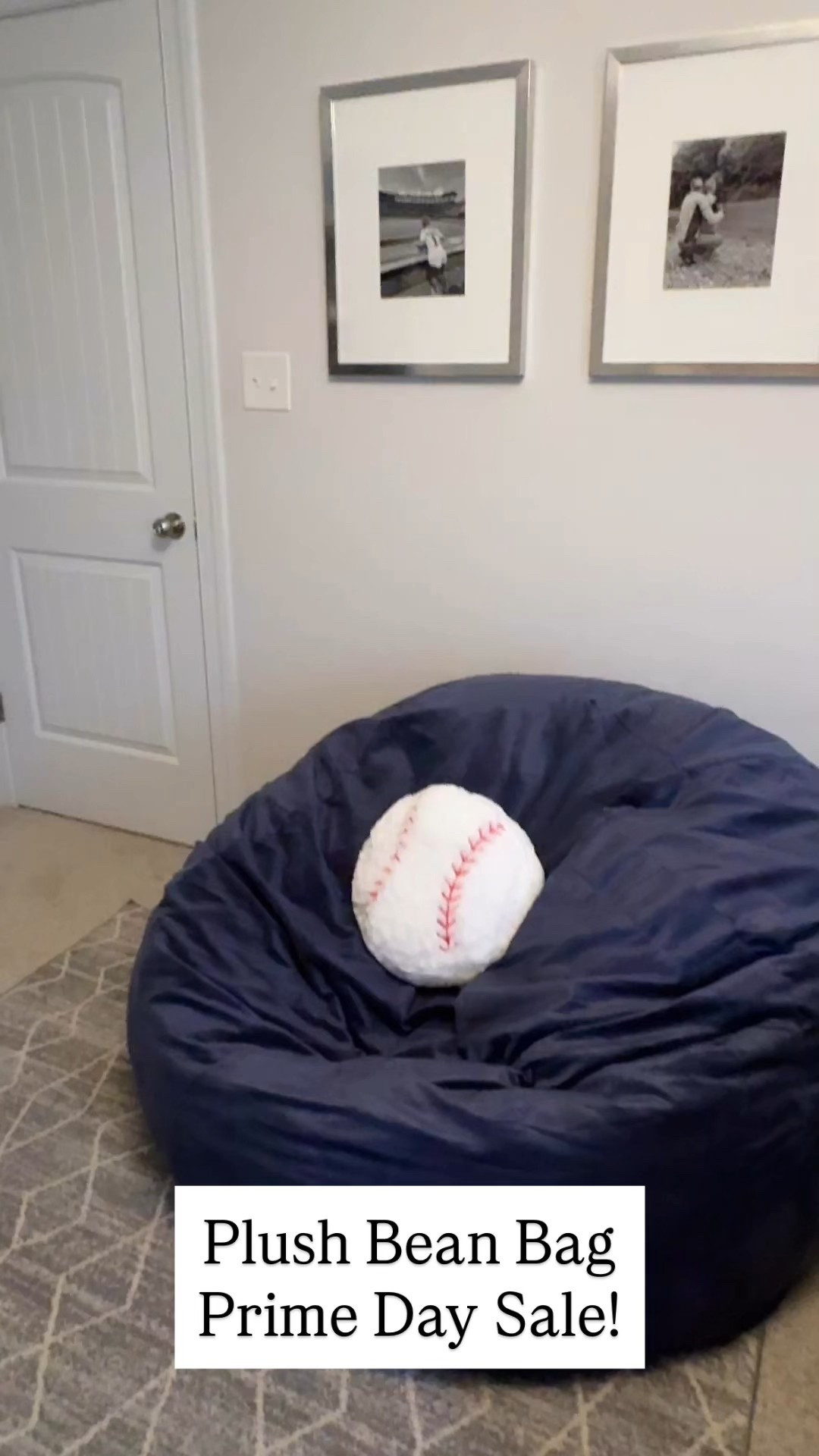 Amazon prime day sale on this large bean bag and baseball pillow!

#LTKSaleAlert #LTKHome