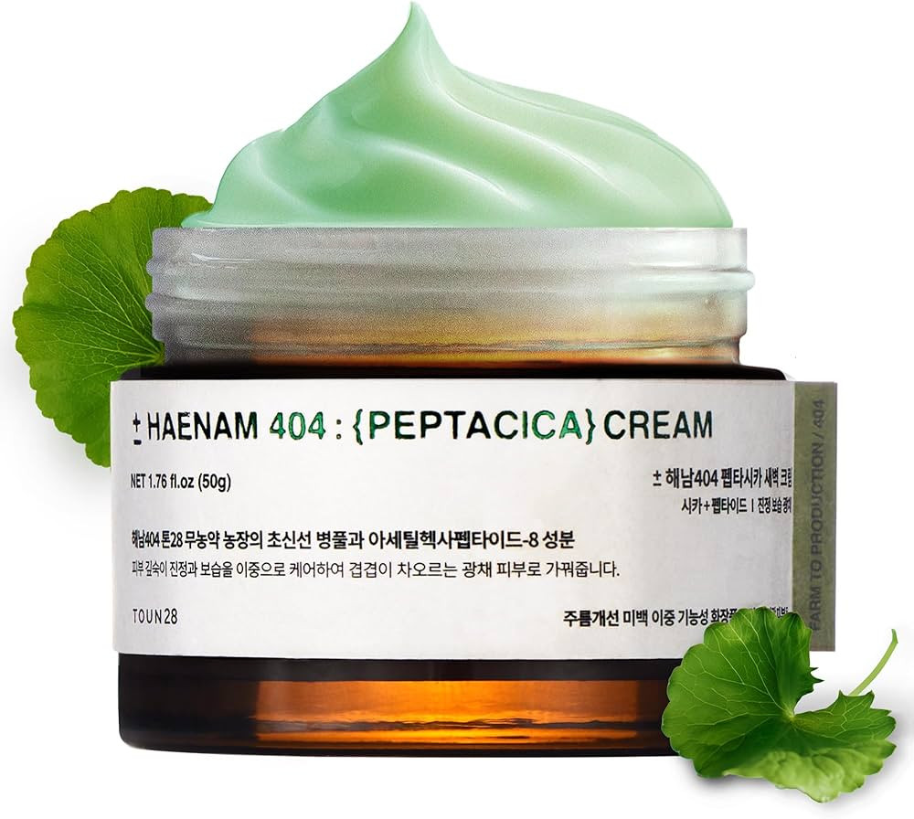 TOUN28 Korean PEPTACICA Overnight Face Cream Moisturizer | 43% Cica, Anti-Aging & Skin Repair | P... | Amazon (US)