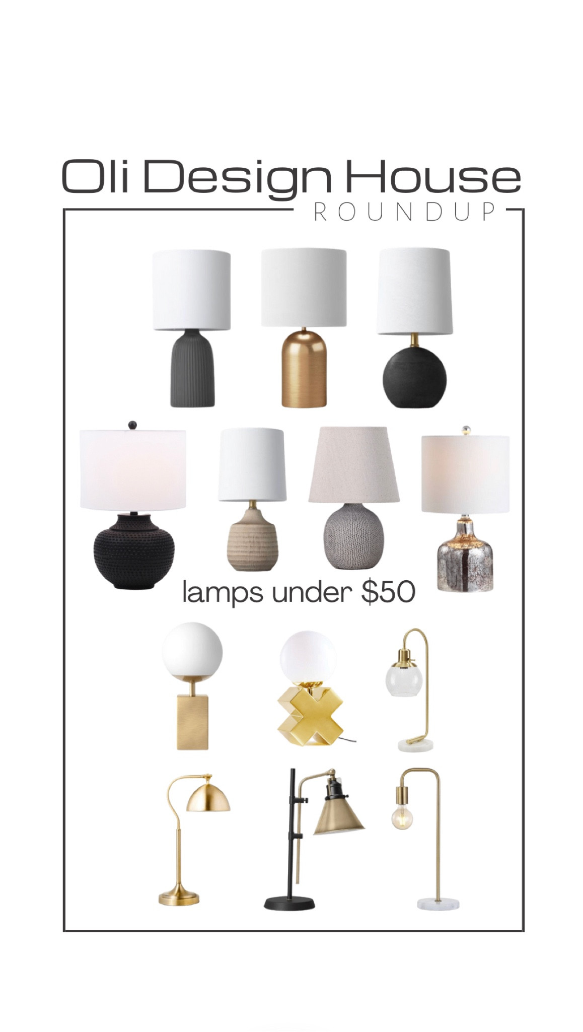 Lamps under $50!!

#LTKFind #LTKunder50 #LTKhome