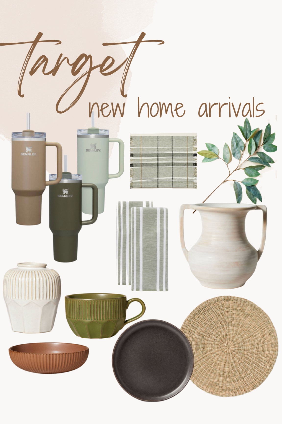 Target new home arrivals - hearth and hand - studio McGee - vases - Stanley tumbler - fall home decor - fall branches - chargers - fall place setting - fall home

#LTKunder50 #LTKhome #LTKSeasonal