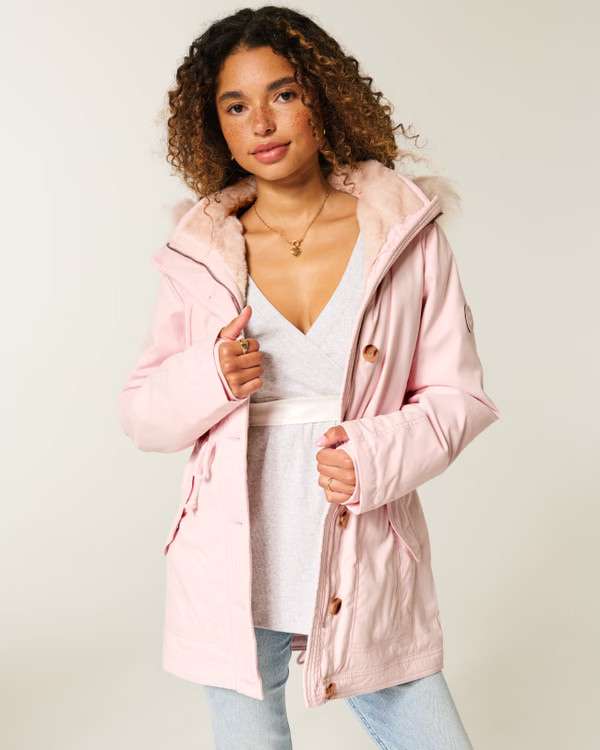 Women's Faux Fur-Lined Parka | Women's | HollisterCo.com | Hollister (US)
