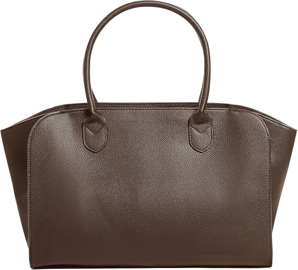 Bag Purse For Women Work Leather Shoulder Satchel Large Multiple Pockets Zippers For Gifts | Amazon (US)