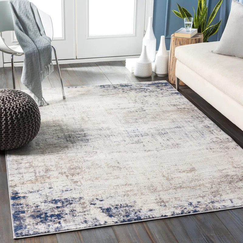 Adeliza Blue/Ivory Area Rug | Wayfair North America
