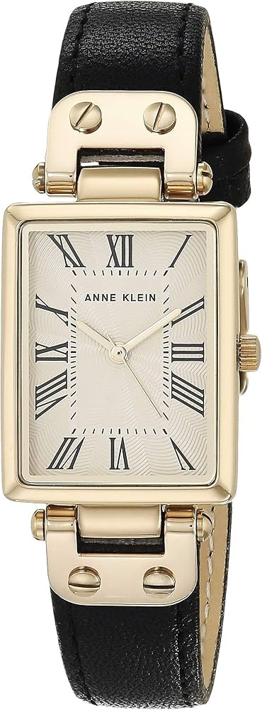 Anne Klein Women's Leather Strap Watch, AK/3752 | Amazon (US)