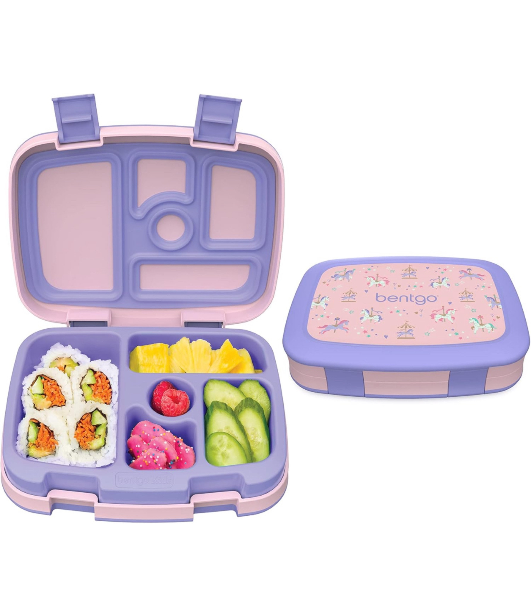 🦄✨ Tackling preschool lunches just got a whole lot more magical! 🍱✨

Meet our lunchtime sidekick - the Bentgo® Kids Prints Leak-Proof Bento Box! 🌈👧

As a mom to a lively 2.5-year-old with endless energy, finding the perfect lunch companion is a game-changer. 🙌🏼🥳

This adorable 5-compartment wonder not only keeps my little one's meals exciting but also nails those ideal portion sizes for the tiny tots. 🍏🥪 

And can we talk about the unicorn carousel print? Major win in the lunchbox fashion department! 🎠💖

Being dishwasher-safe and made from food-safe, BPA-free materials? It's like the lunchbox of every mom's dreams! 😍

✅ Because, let's face it, we need all the help we can get.

Click below for exact link to add a dash of enchantment to your lunchtime routine and make every meal an adventure! 🚀🌟
 
Bentgo Magic; Preschool Lunch Ideas, Mom Life Wins; Toddler Approved; Unicorn Lunch; Bento Box Goals; Amazon Choice; Mealtime Magic; IrisElizabeth 