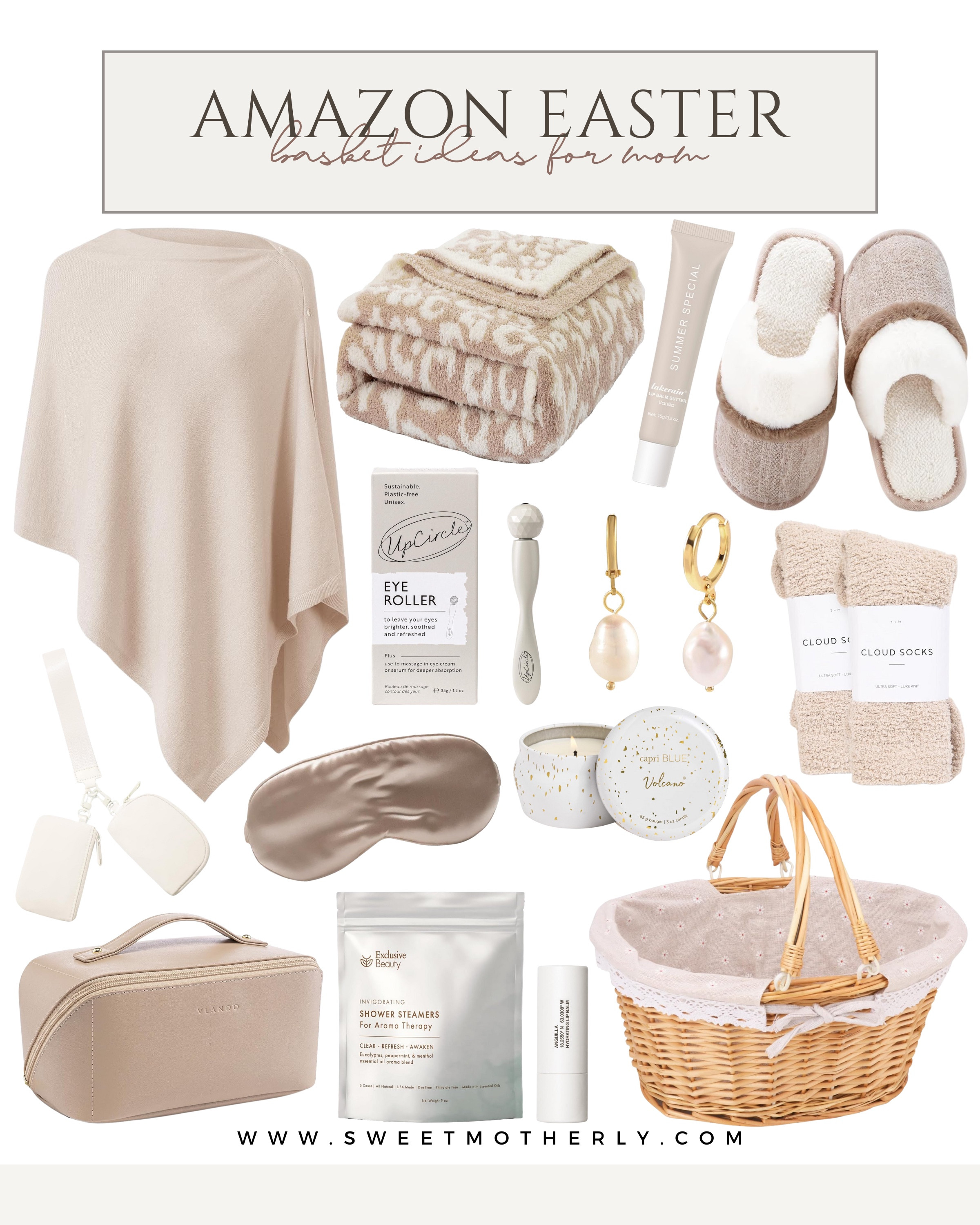 Amazon Easter Basket Ideas for Mom

Summer dresses
Vacation Outfits
Trendy sunglasses
Womens affordable sandals
Womens dainty gold jewelry 
Woven crossbody purse
Womens cover ups
Women’s beach fashion
Women’s beach totes 
Spring break outfit idea
Women’s sandals
Summer style
Summer fashion
Women’s handbags
Women’s sun hats
Affordable swimsuits 
Women’s summer swimsuits
Women’s summer heels
Women’s gifts
Women’s gift ideas
Gifts for mom

#LTKSaleAlert #LTKSeasonal #LTKStyleTip