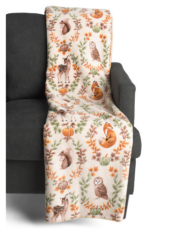 Burrow And Bloom Garden Reversible Whipstitch Throw | TJ Maxx