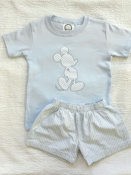 Baby blue Disney outfit for boys! 🩵🏰 #disneyoutfit #disney #mickeytee

#LTKKids