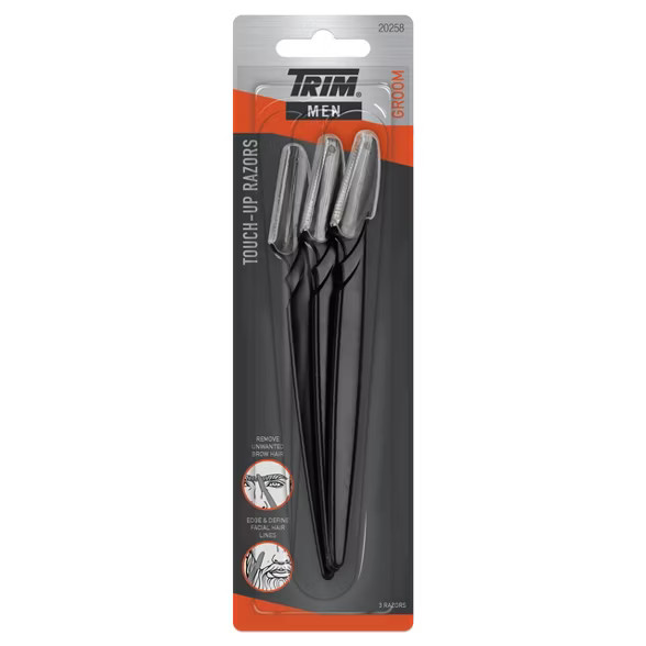 Trim Men's Touch Up Shaving Blades - 3ct | Target