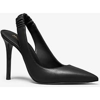 MK Raleigh Leather Slingback Pump - Black - Michael Kors | Michael Kors (UK)