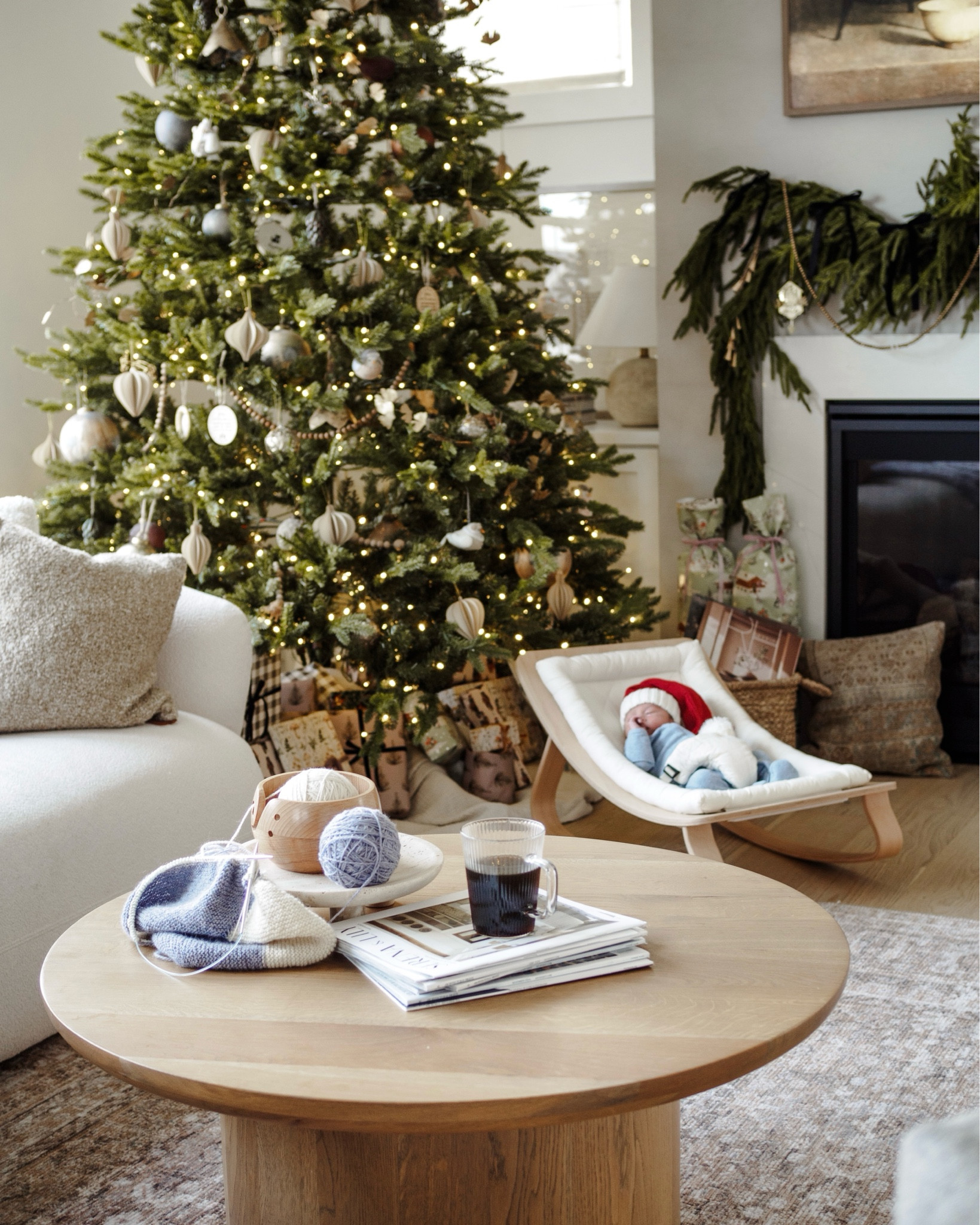 Christmas tree knitting newborn baby santa hat modern living roomm

#LTKSeasonal #LTKHome #LTKHoliday