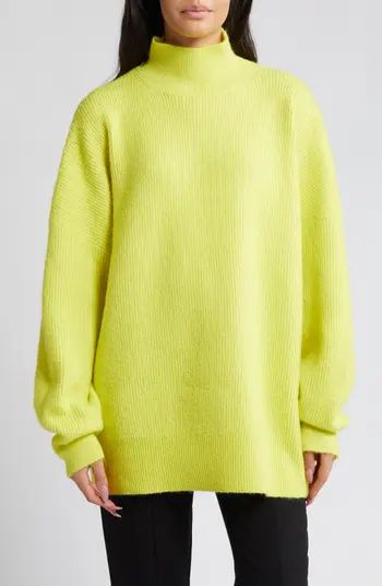 Funnel Neck Rib Sweater | Nordstrom